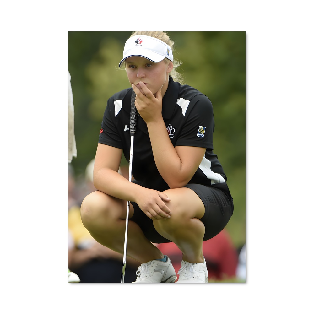 Poster Brooke henderson – affiche Golf